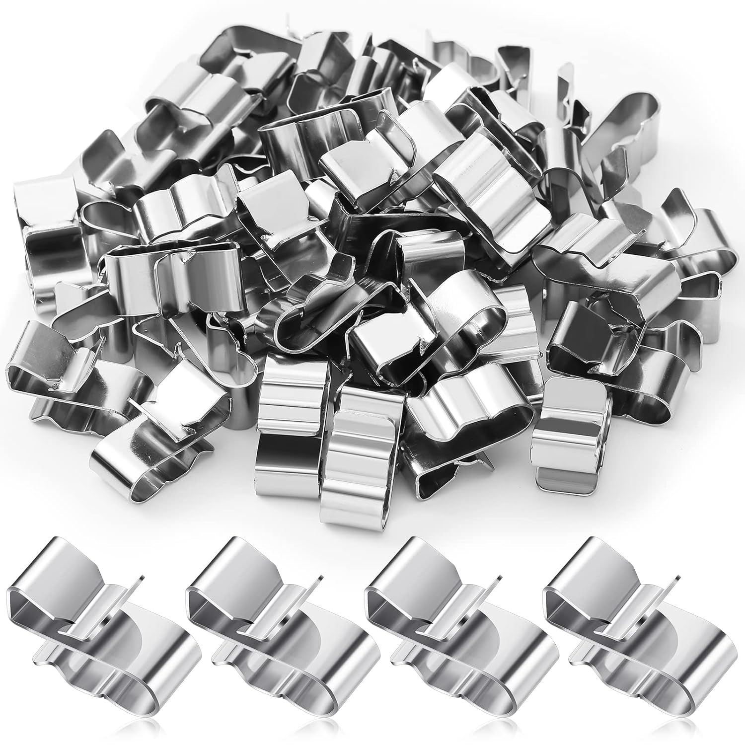 Renewable Energy Systems - 50Pcs Solar Panel Wire Clip For