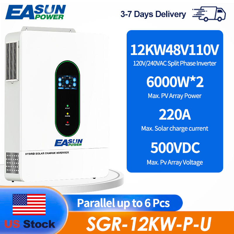 Solar Pump Controller - EASUN US 12KW 12000W Split Phase
