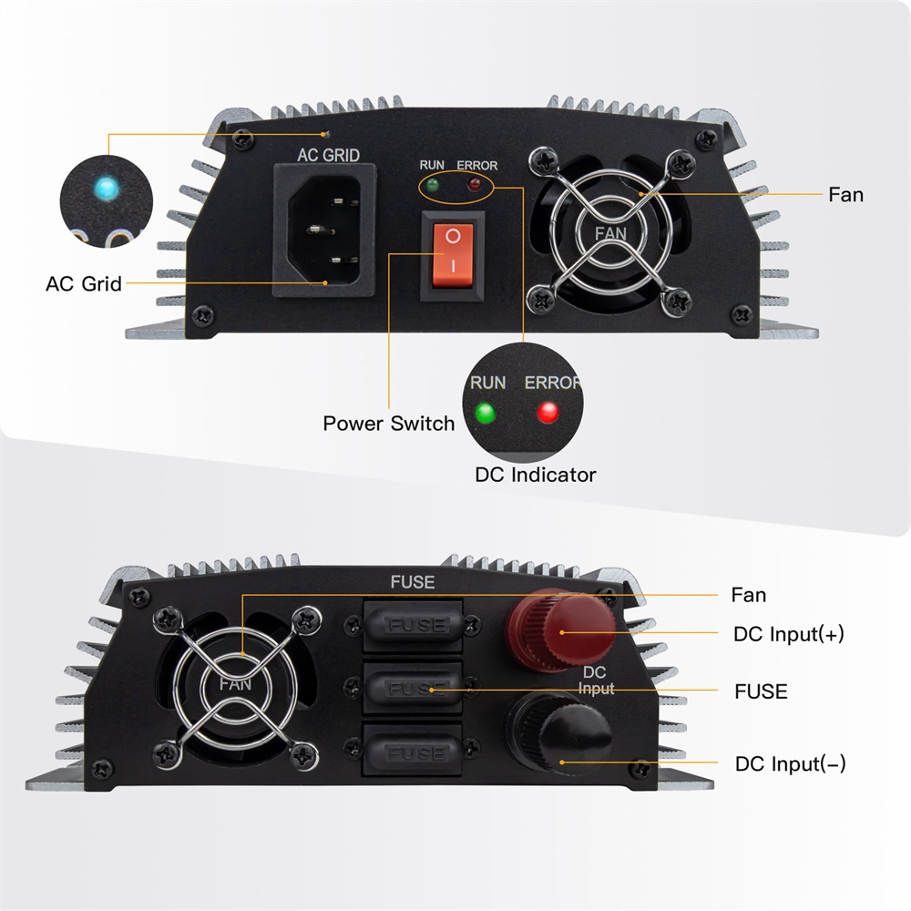 1000-1400W Grid Tie Micro Sola - Renewable Energy Systems recension och pris