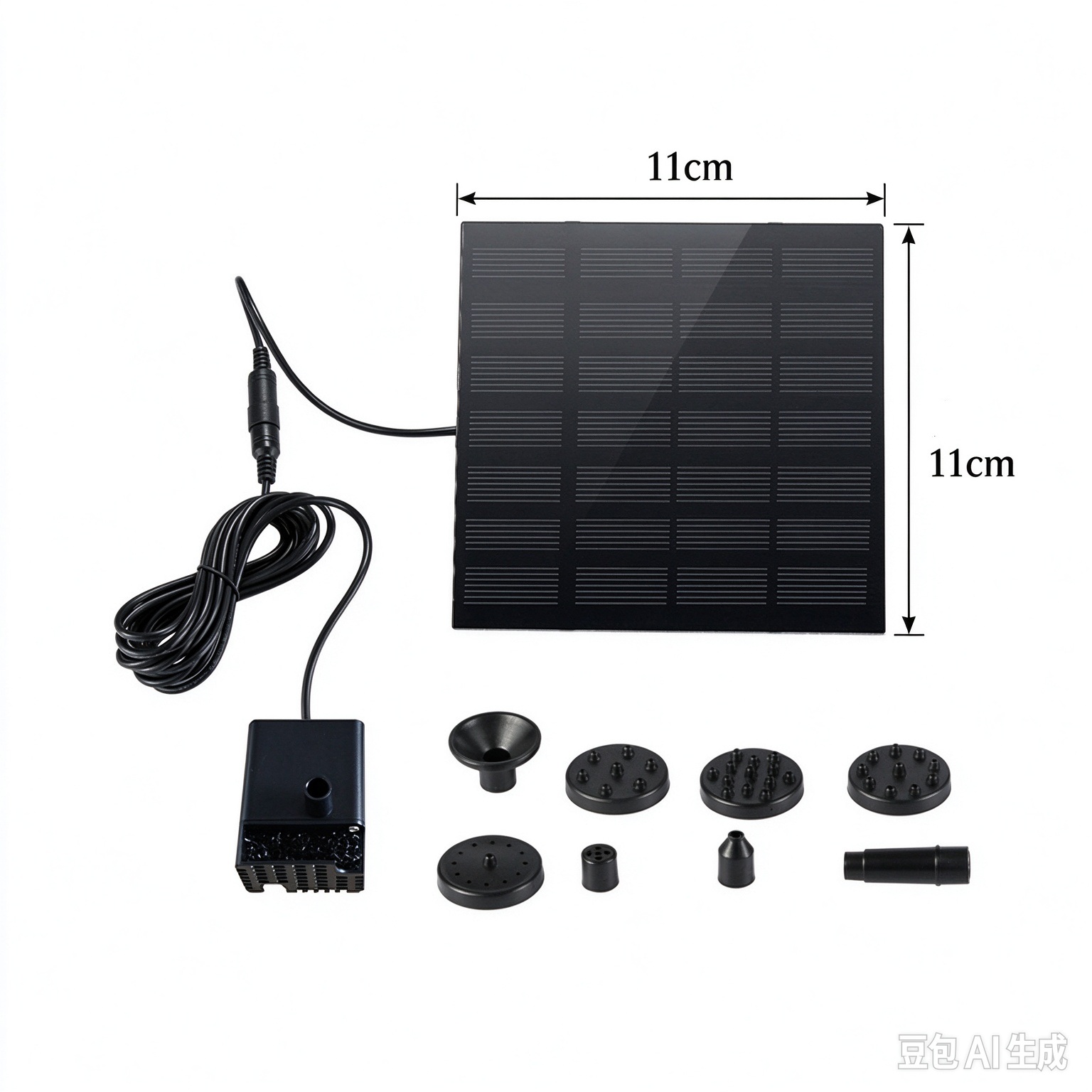 1.5W Mini Solar Fountain Pump  - Solar Pool Pump Kit recension och pris