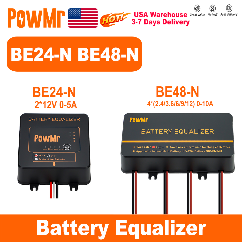 PowMr USA 24V 48V Battery Equa - Renewable Energy Systems recension och pris