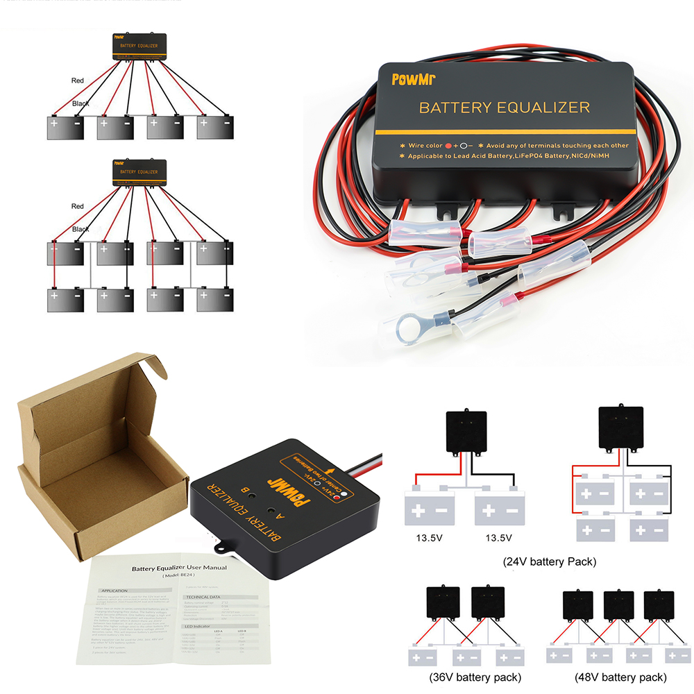 PowMr USA 24V 48V Battery Equa - Renewable Energy Systems recension och pris