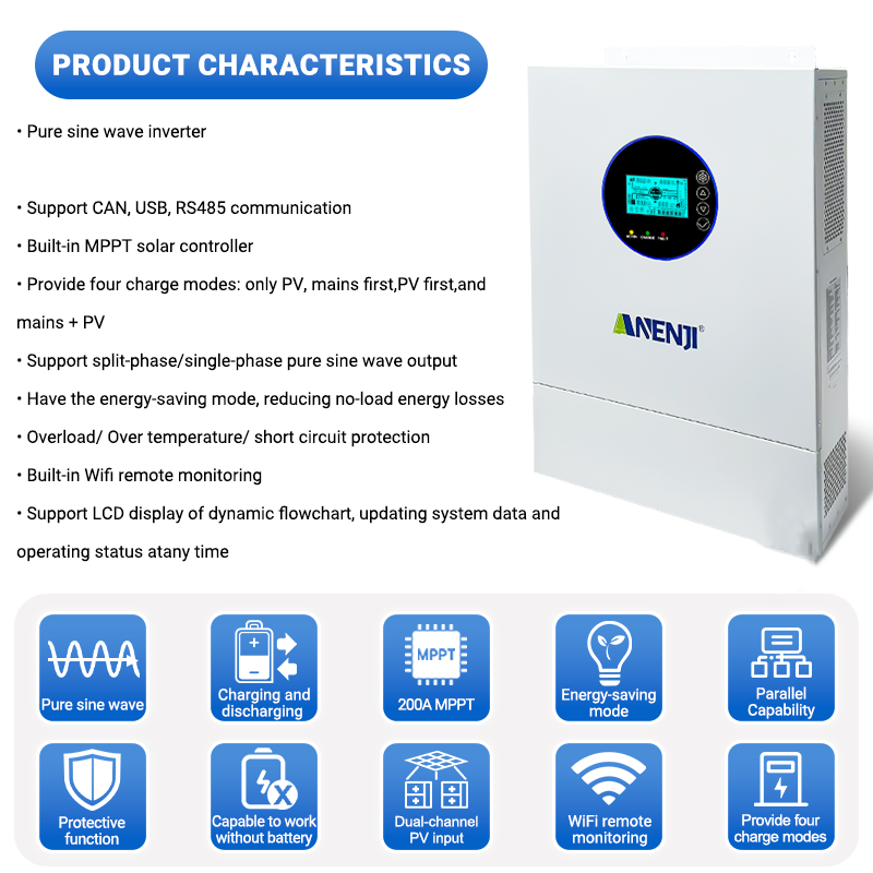 ANENJI Split-phase 120V/240V 1 - Solar Pump Controller recension och pris