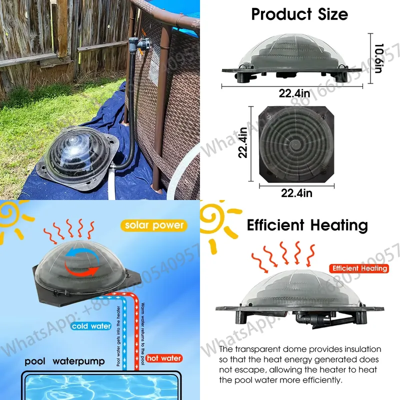 Portable Pool Solar Heating Sy - Solar Pump Controller recension och pris