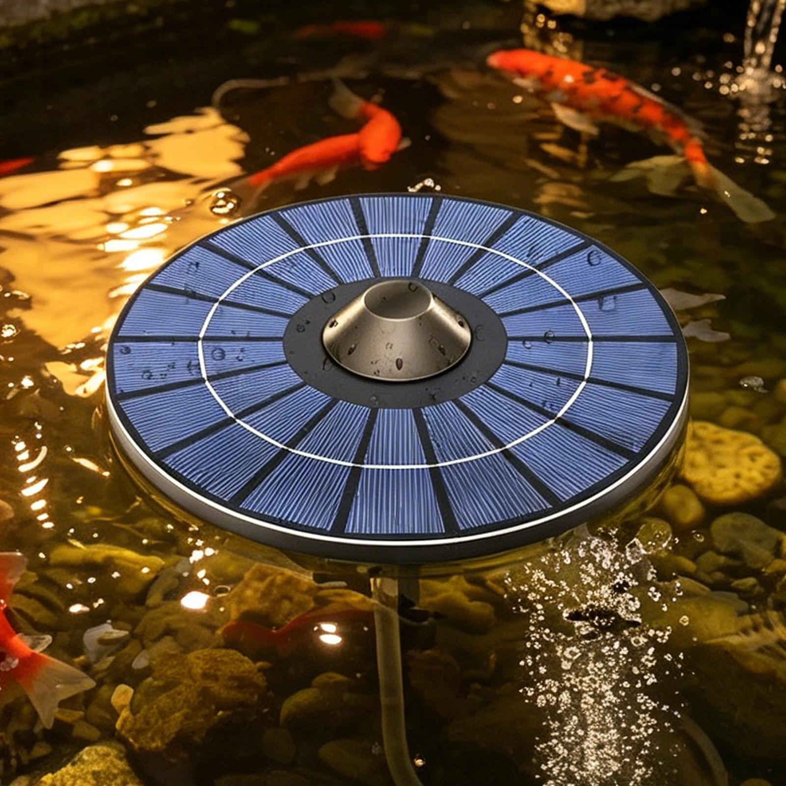 Solar-powered pond aerator pum - Solar Pool Pump Kit recension och pris