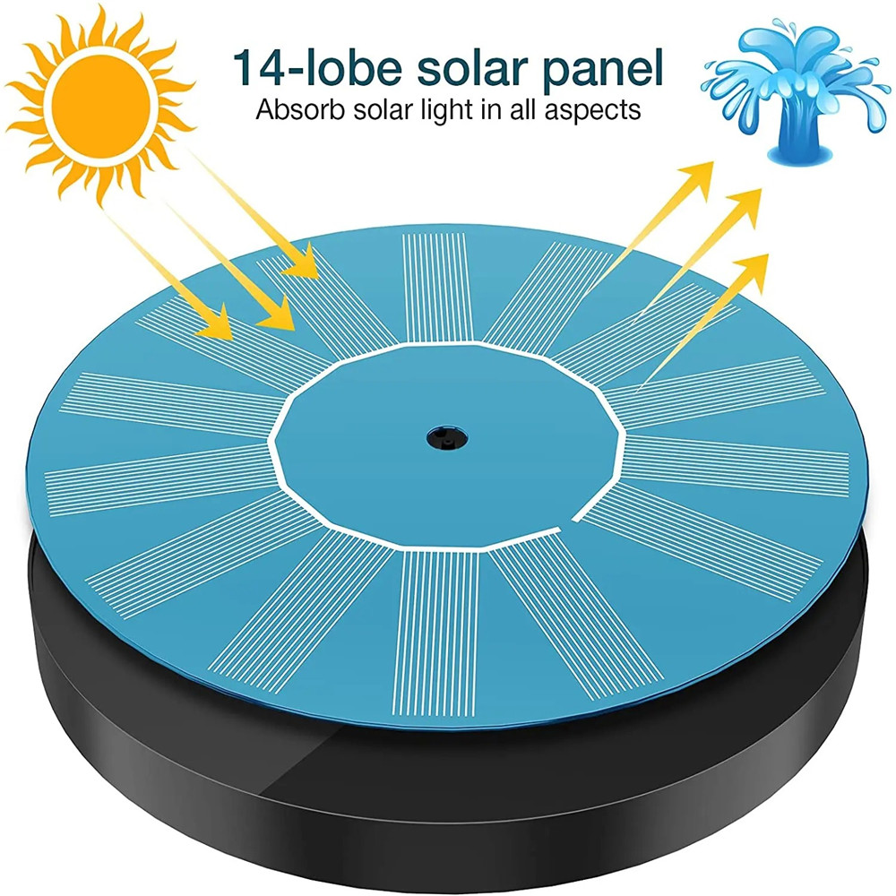 13cm Floating Solar Panel Sola - Solar Pool Pump Kit recension och pris