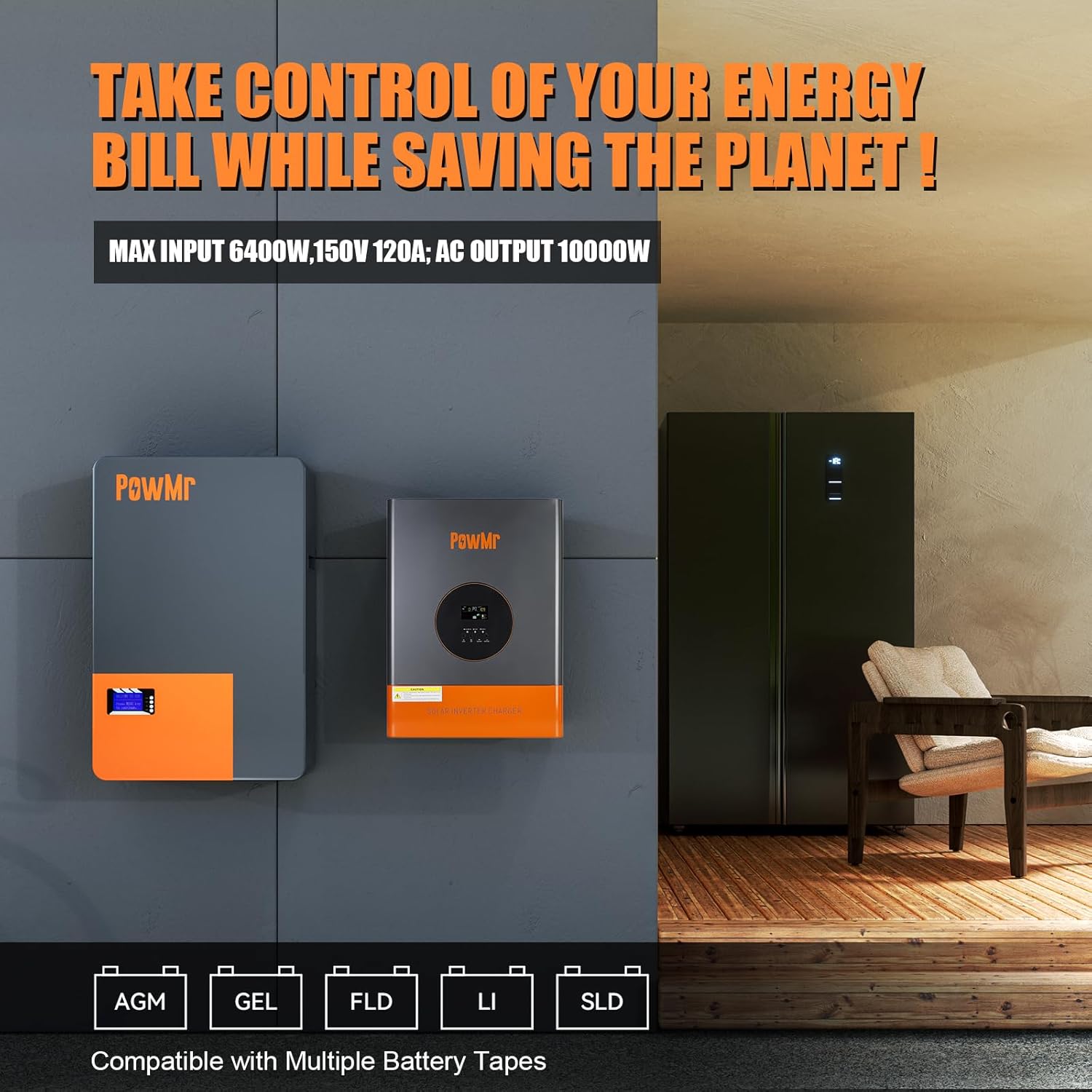 PowMr 10KW 5KW Split Phase Inv - Solar Pump Controller recension och pris